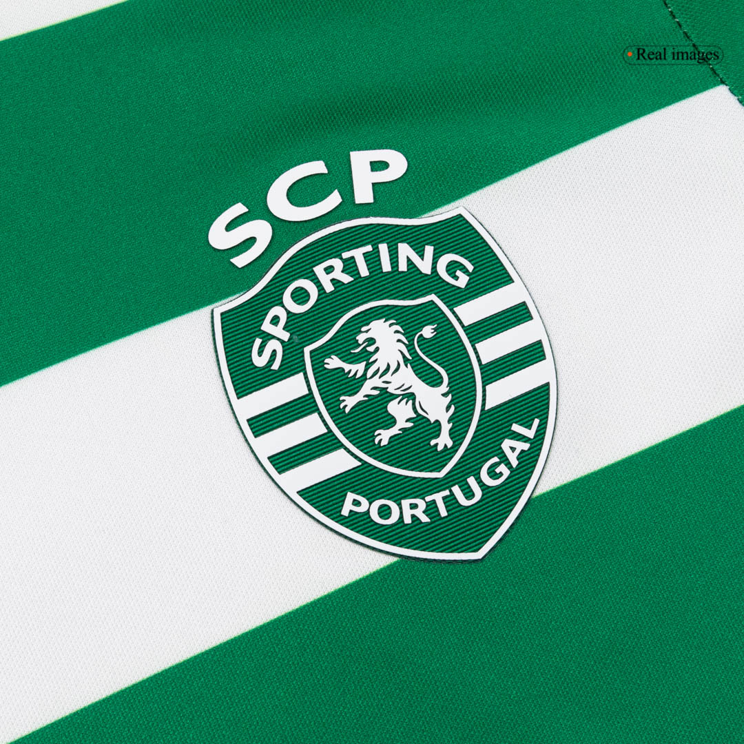 Sporting CP Tröja 2025/26 Hemma Green&White Barn