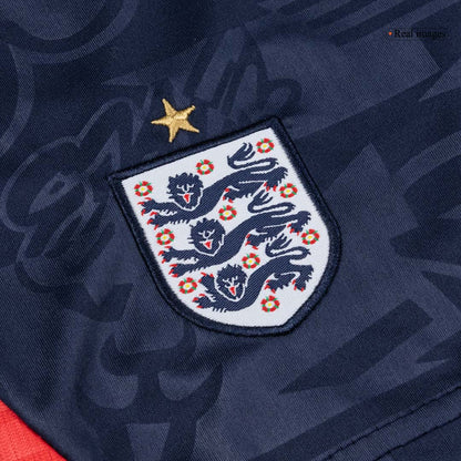 England Tröja 2026 Borta Röd Barn-3