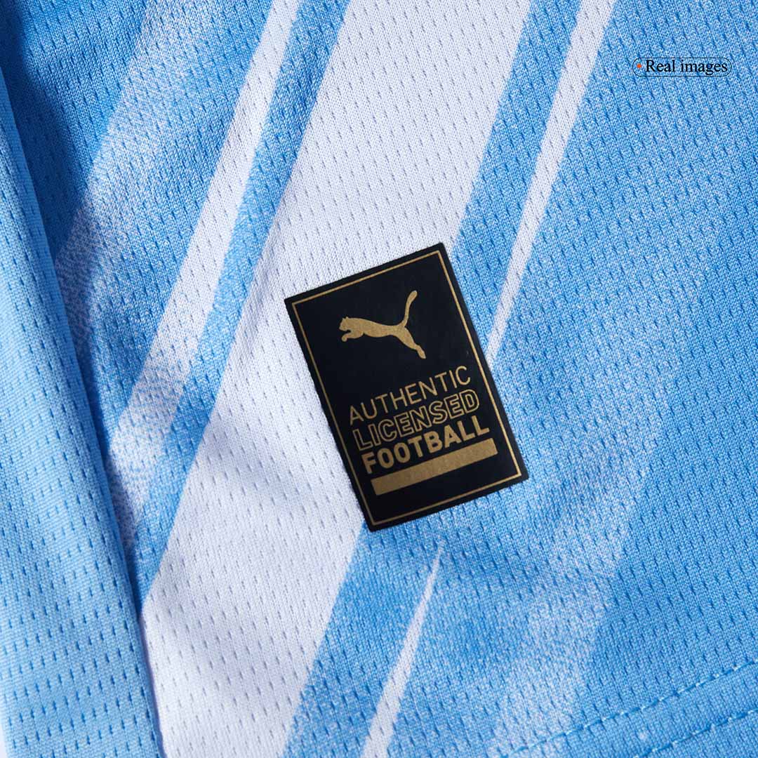 Manchester City Tröja 2025/26 Hemmaställ Blå Barn