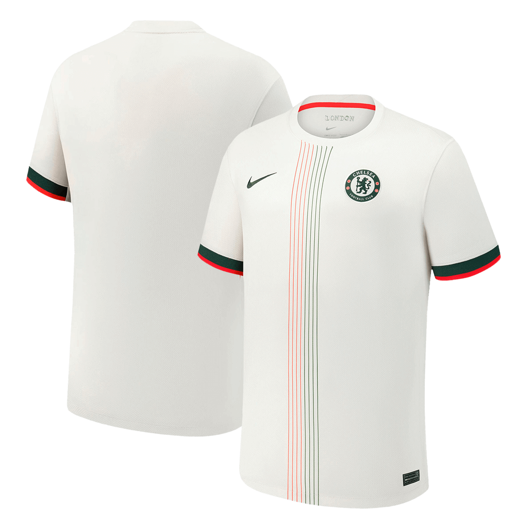 Chelsea Tröja 2025/26 Borta Vit-9