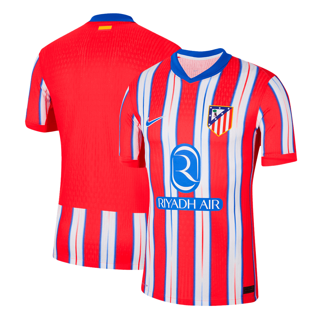 Atletico Madrid Tröja 2024/25 Hemma Autentisk Röd & Vit