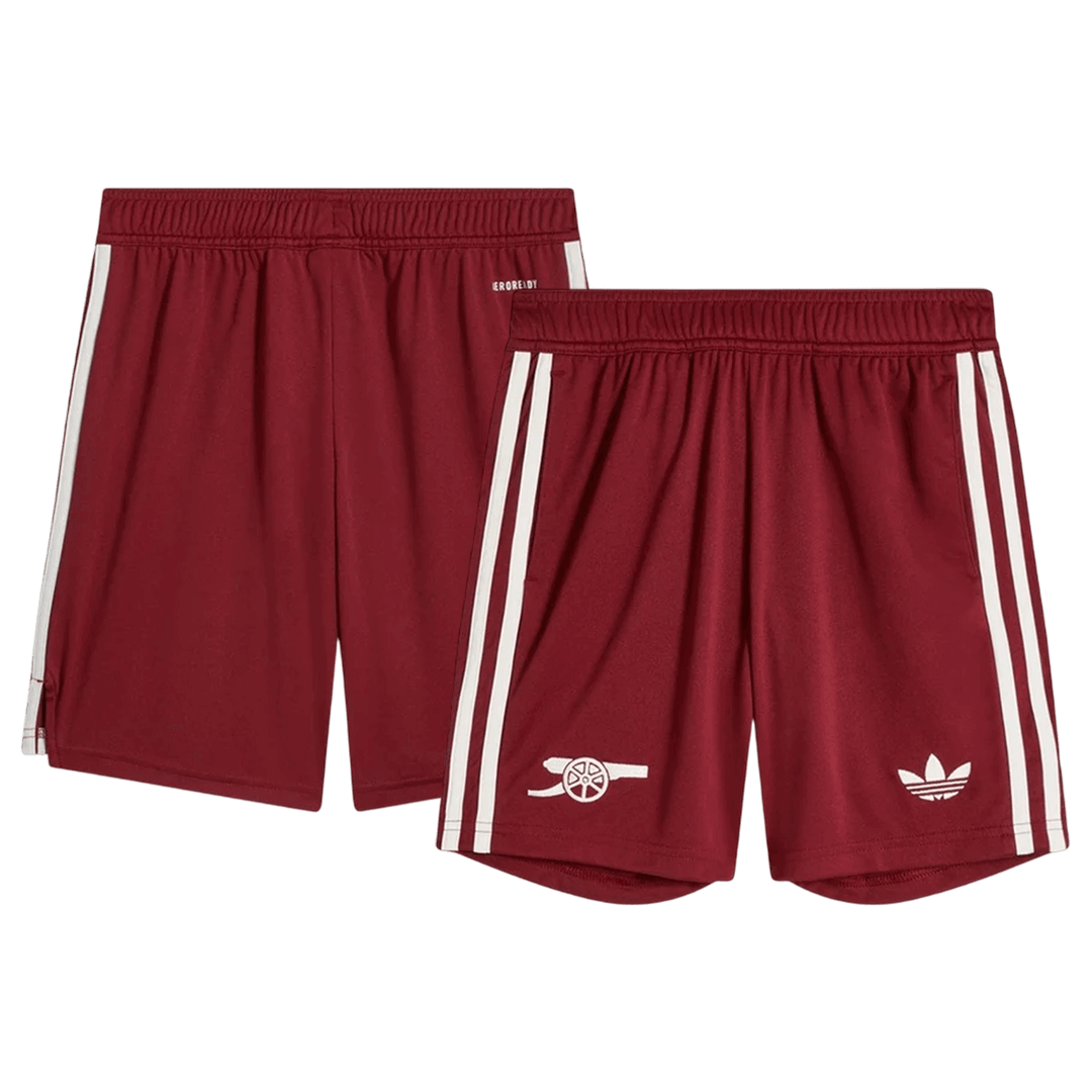 Arsenal Shorts 2025/26 Tredje Röd-5