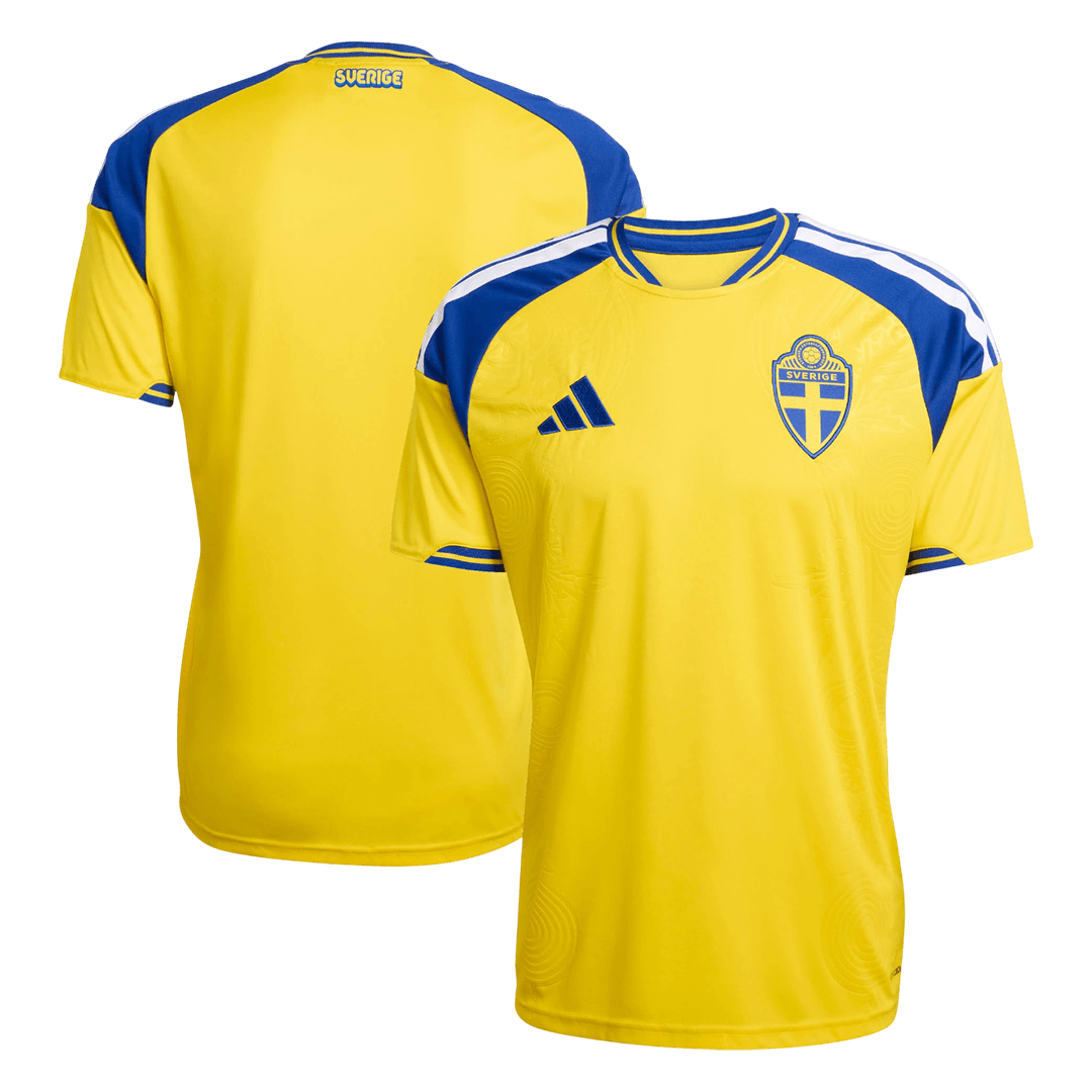 Sverige Tröja 2026 Hemma Gul-8