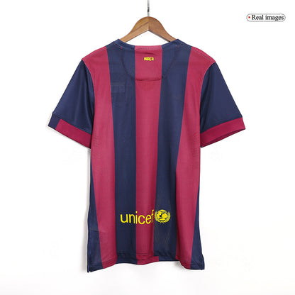 SUÁREZ #9 Barcelona Hemmatröja 2014/15 Retro Tröja
 Röd & Blå-9