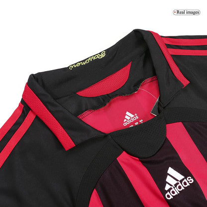 MALDINI #3 AC Milan Hemmatröja 2006/07 Retro Tröja
 Röd & Svart-9