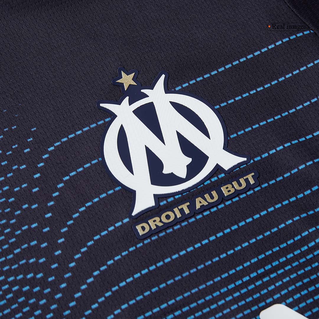 Marseille Tröja RABIOT #25 2025/26 Borta Mörkblå-9