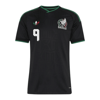 Mexiko Tröja RAÚL #9 2026 Tredje Autentisk Svart-2