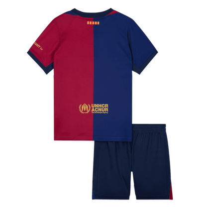 Barcelona Tröja 2024/25 Hemma Röd & Blå Barn-2