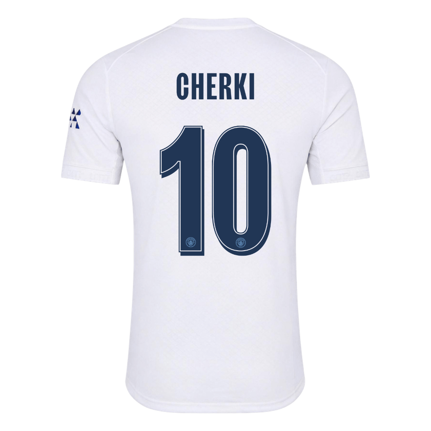 Manchester City Tröja CHERKI #10 2026/27 Tredje Autentisk Vit - UCL
