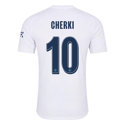 Manchester City Tröja CHERKI #10 2026/27 Tredje Autentisk Vit - UCL-3