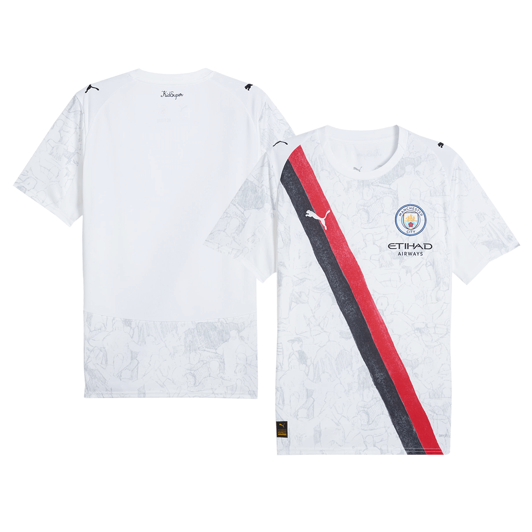 Manchester City Tröja 2025/26 Vit-11