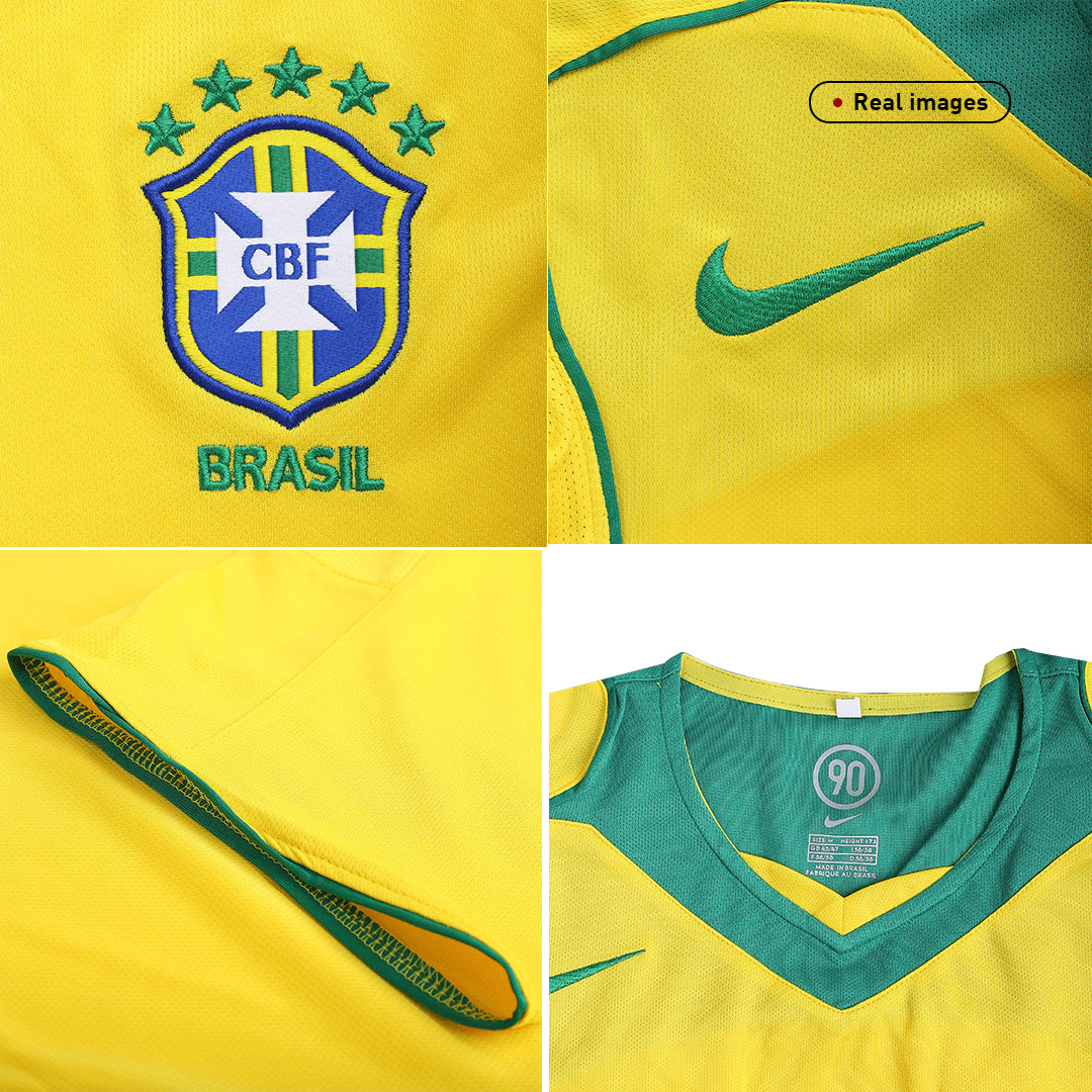 Brasilien Hemmatröja 2004 Retro Tröja
 Gul