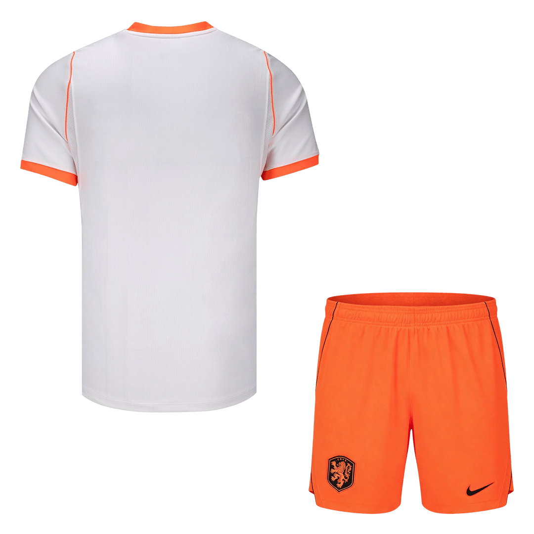 Nederländerna Tröja Bortaställ 2026 Orange&White-3