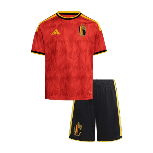 Belgien Tröja 2026 Hemma Röd Barn