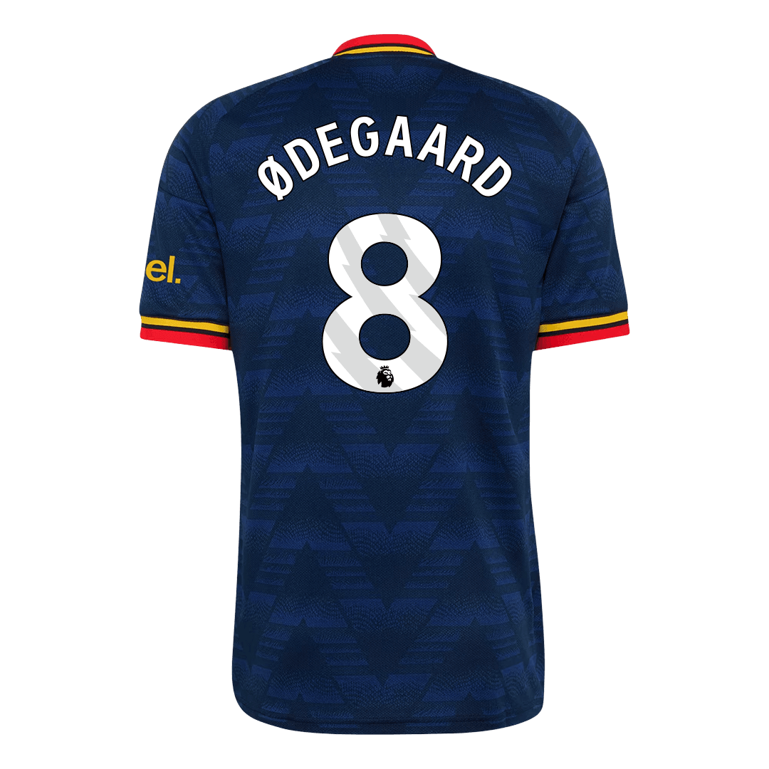 Arsenal Tröja ØDEGAARD #8 2026/27 Borta Mörkblå-9