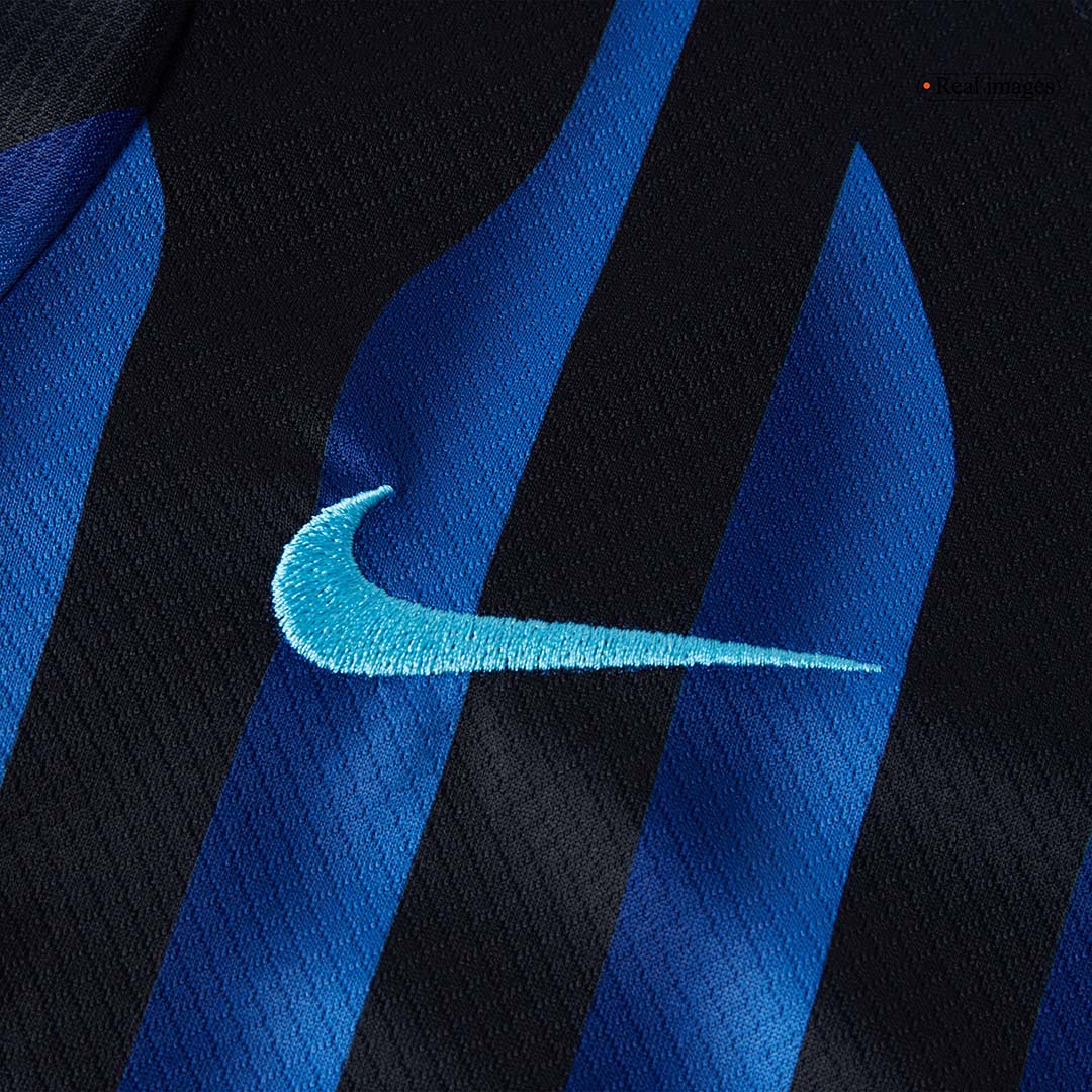 Inter Milan Tröja 2025/26 Hemma Blå och svart Barn