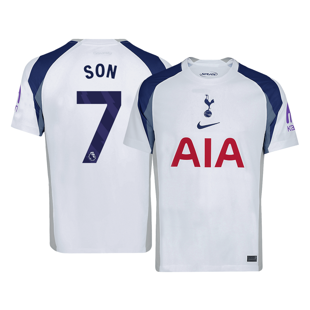 Tottenham Hotspur Tröja SON #7 2025/26 Hemma Vit