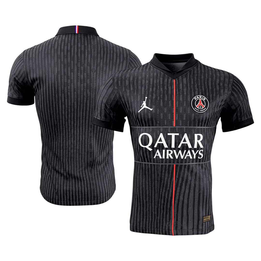 PSG Tröja 2025/26 Fourth Away Autentisk Svart