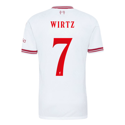 Liverpool Tröja WIRTZ #7 2026/27 Borta Autentisk Vit - UCL-3