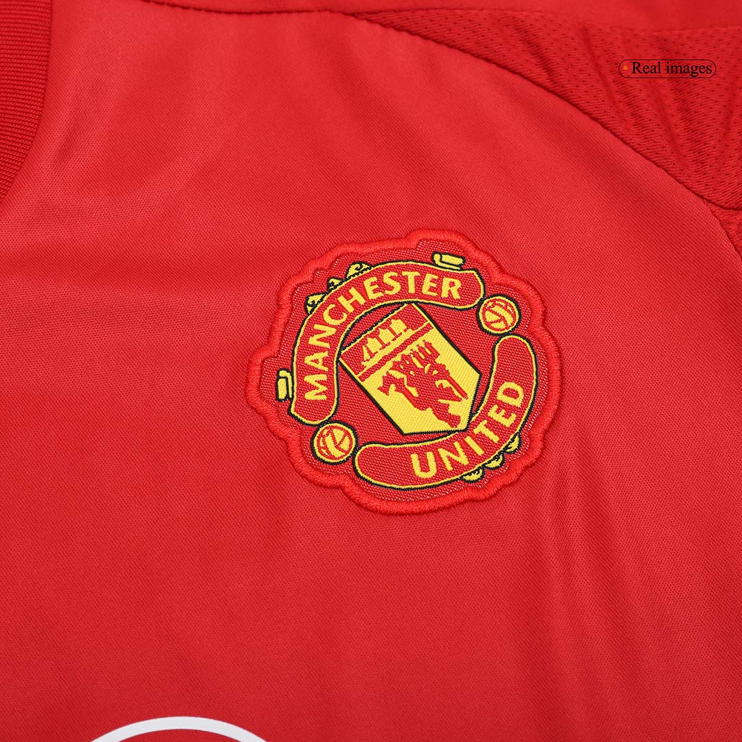 Manchester United Tröja 2024/25 Hemma Röd Barn