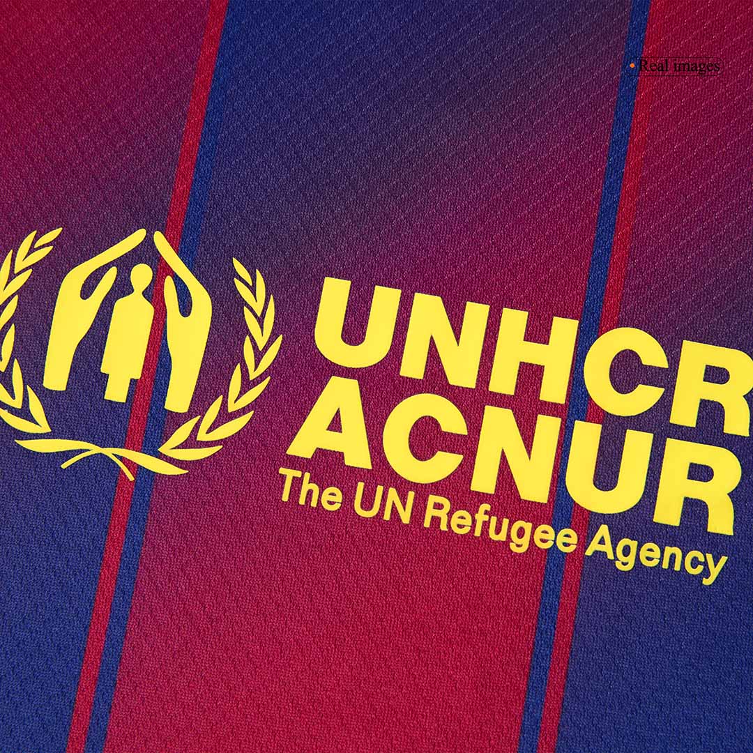 Barcelona Tröja 2025/26 Hemmaställ Röd & Blå Barn