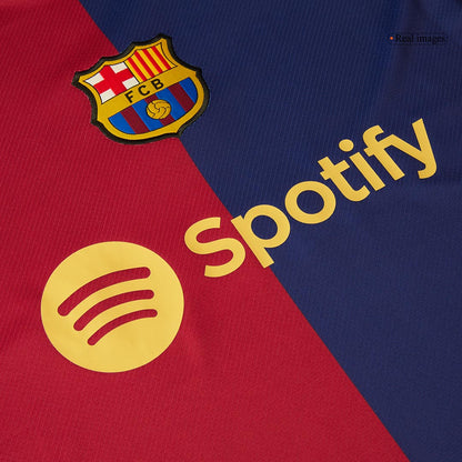 Barcelona Tröja LAMINE YAMAL #19 2024/25 Hemma Röd & Blå - UCL-8