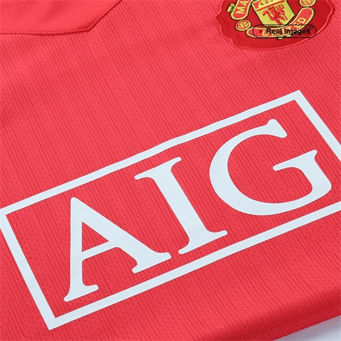 Manchester United Hemmatröja 2007/08 Retro Tröja
 Röd-7