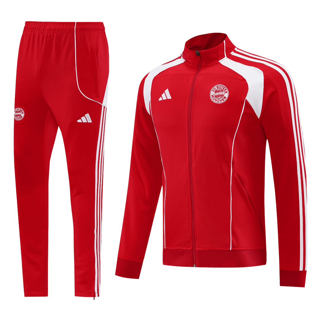 Bayern Munich Träningsset (Jacka+Byxor) 2025/26 Röd-19