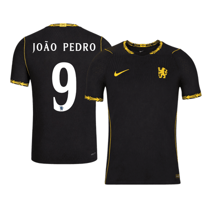 Chelsea Tröja JOÃO PEDRO #9 2026/27 Borta Autentisk Balck - UCL