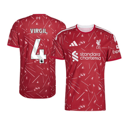 Liverpool Tröja VIRGIL #4 2026/27 Hemma Autentisk Röd