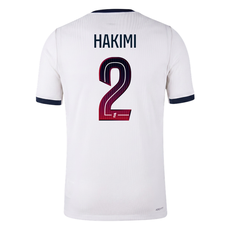 PSG Tröja HAKIMI #2 2026/27 Borta Autentisk Vit