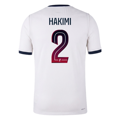 PSG Tröja HAKIMI #2 2026/27 Borta Autentisk Vit-3