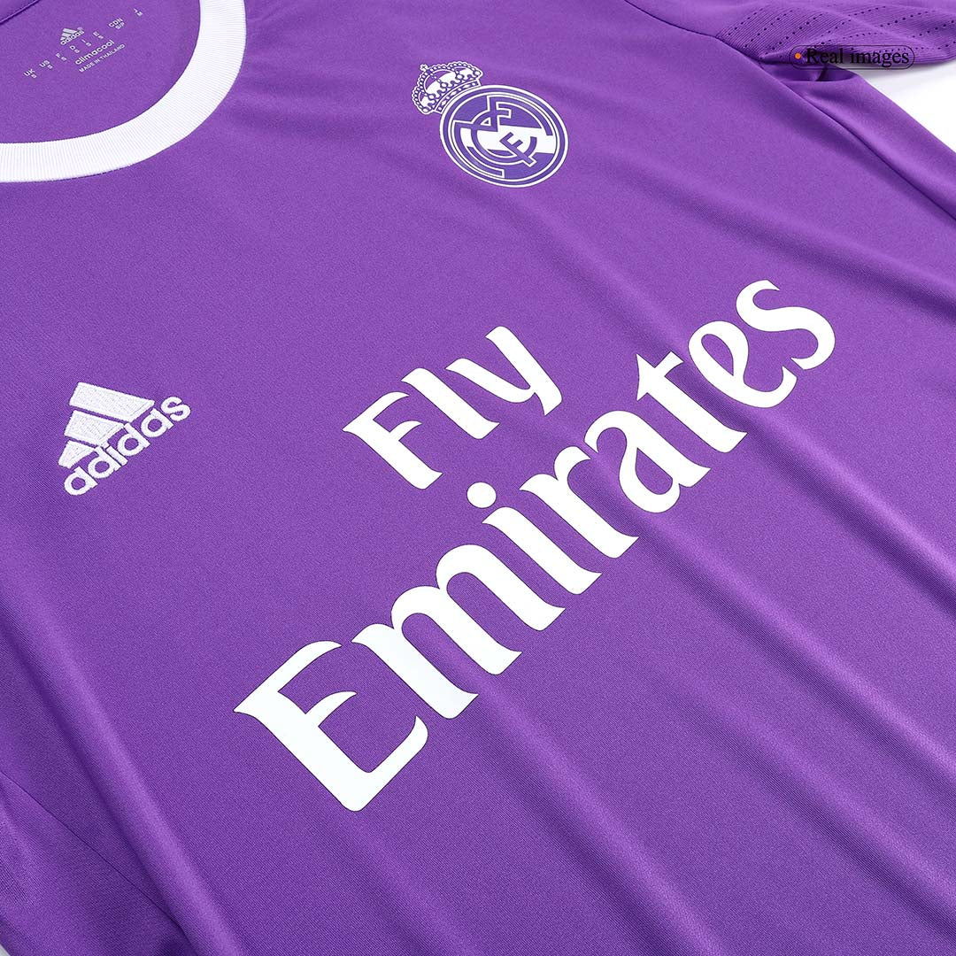 BENZEMA #9 Real Madrid Bortatröja 2016/17 Retro Tröja
 Lila