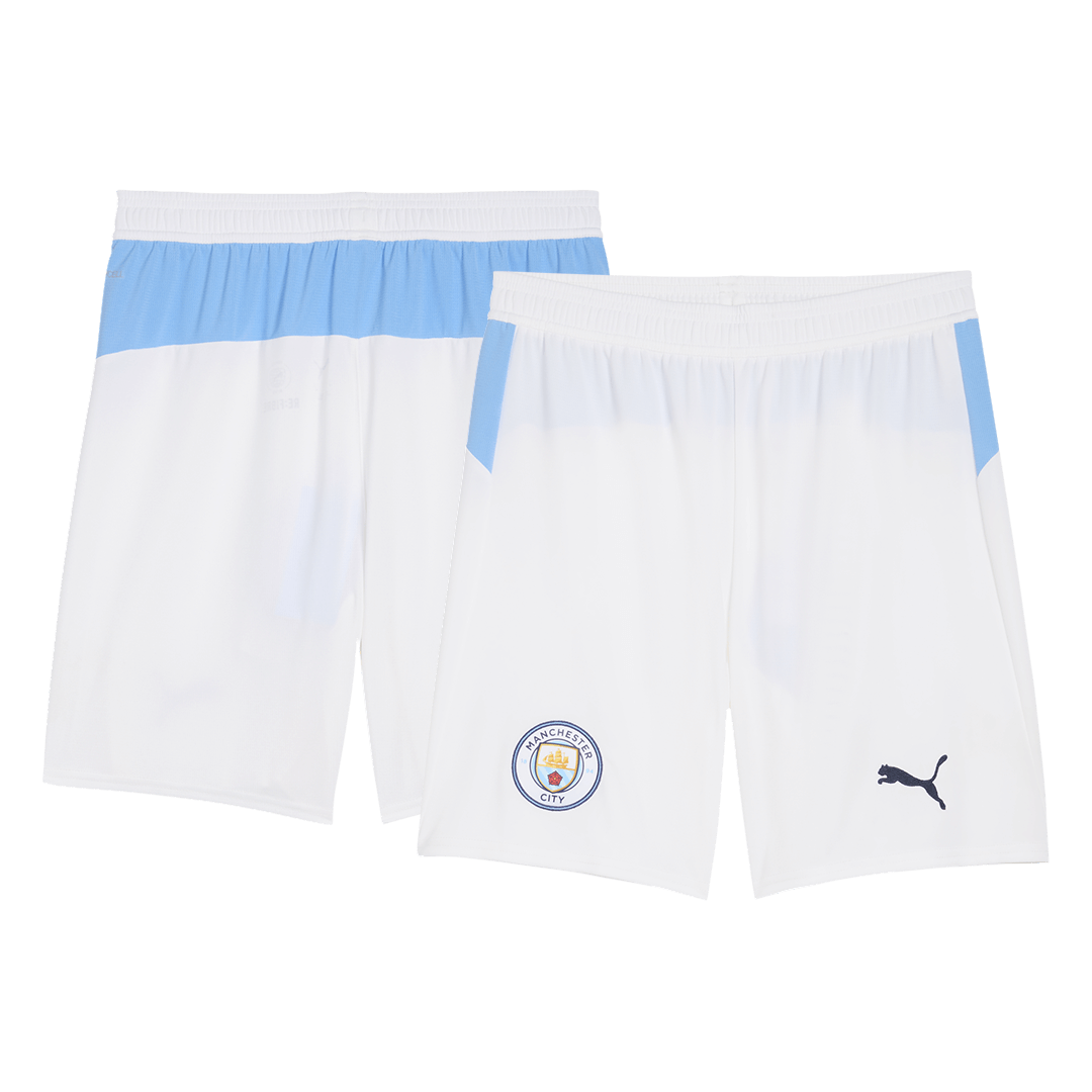 Manchester City Shorts 2025/26 Hemma Vit