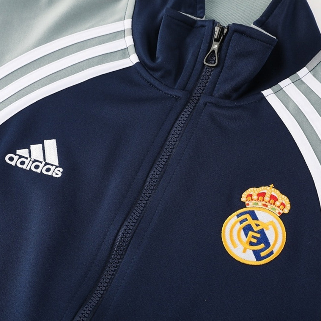 Real Madrid Träningsset (Jacka+Byxor) 2025/26 Mörkblå