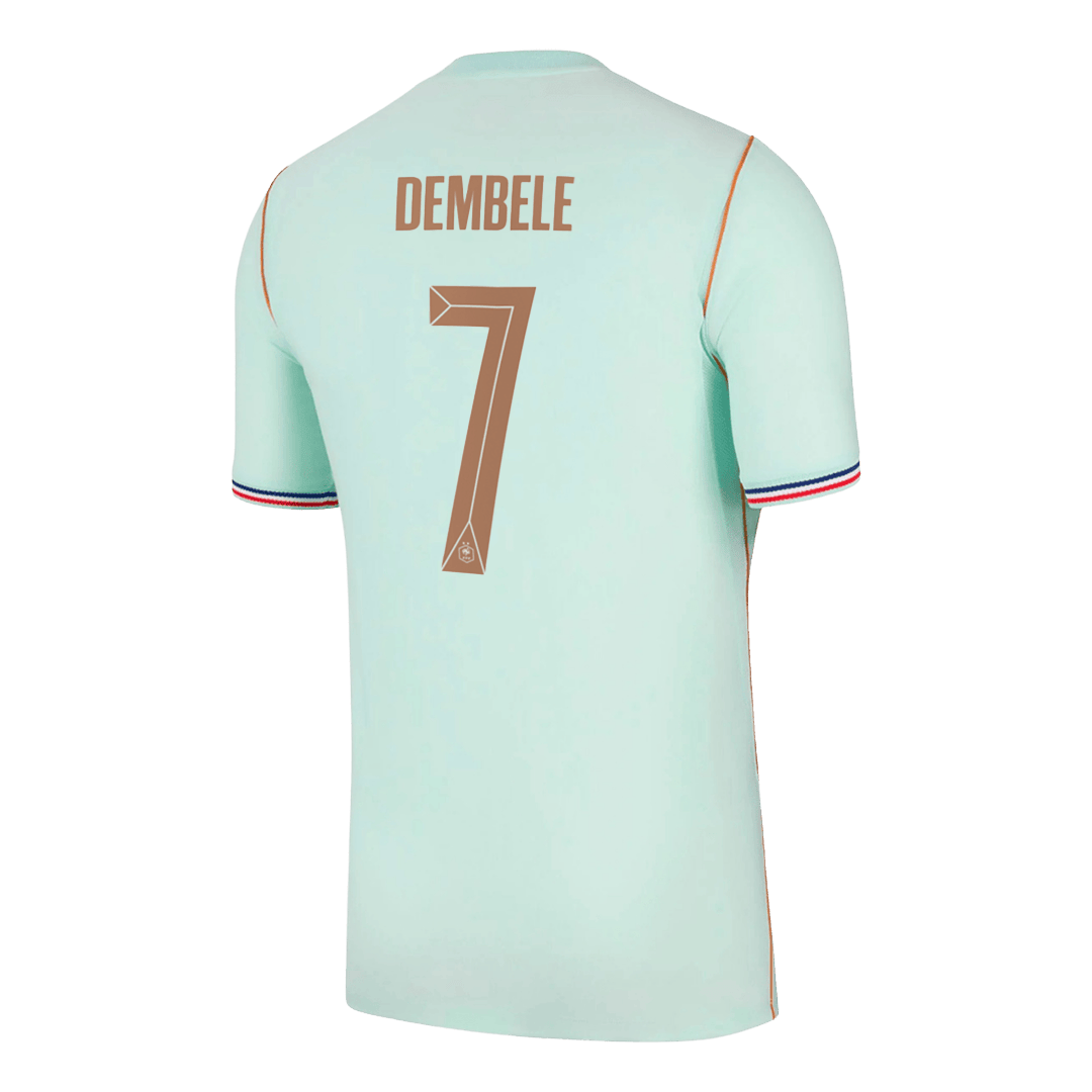 Frankrike Tröja DEMBELE #7 2026 Borta Blå-8