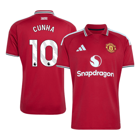 Manchester United Tröja CUNHA #10 2026/27 Hemma Röd