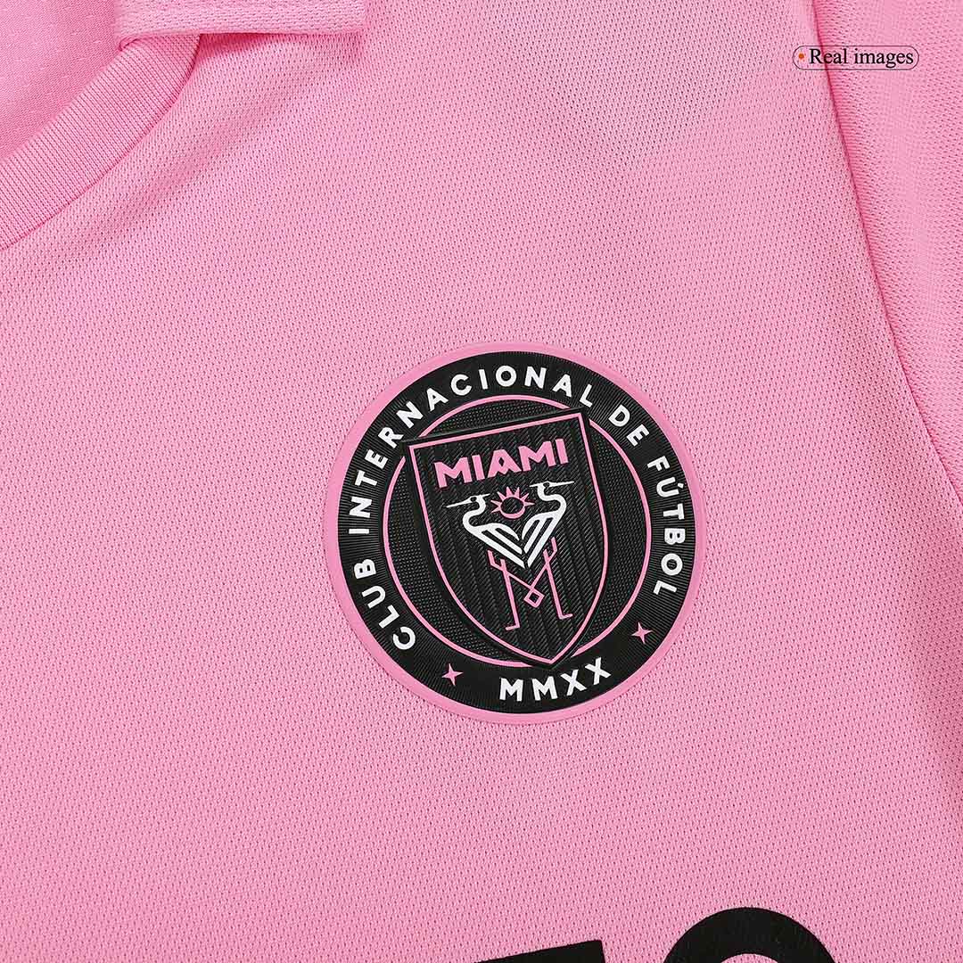 Inter Miami CF Tröja MESSI #10 2023 Hemma Rosa Final