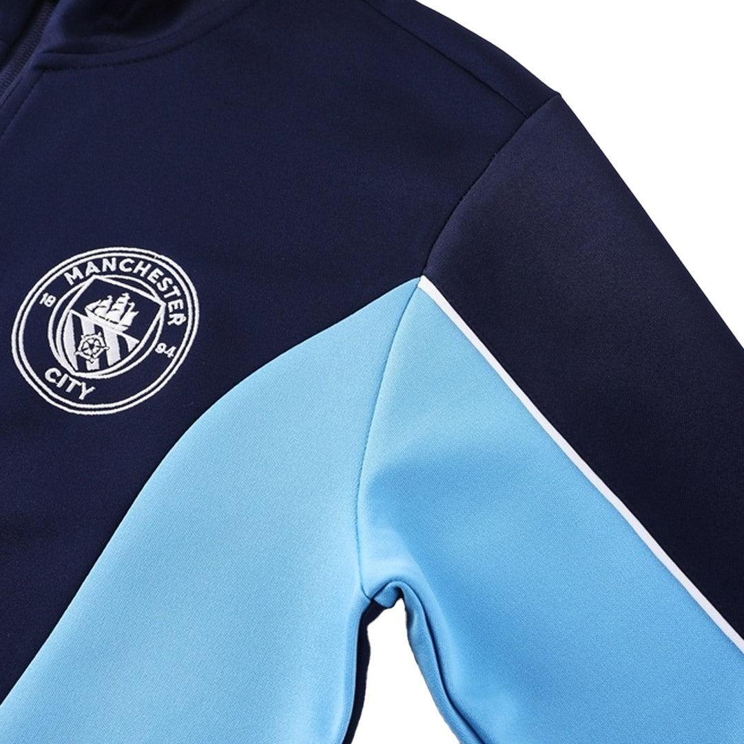 Manchester City Träningsset (Jacka+Byxor) 2025/26 Mörkblå-13