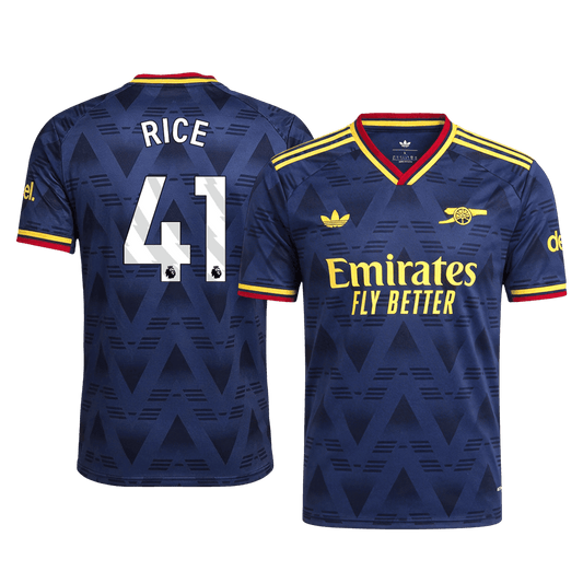 Arsenal Tröja RICE #41 2026/27 Borta Autentisk Mörkblå
