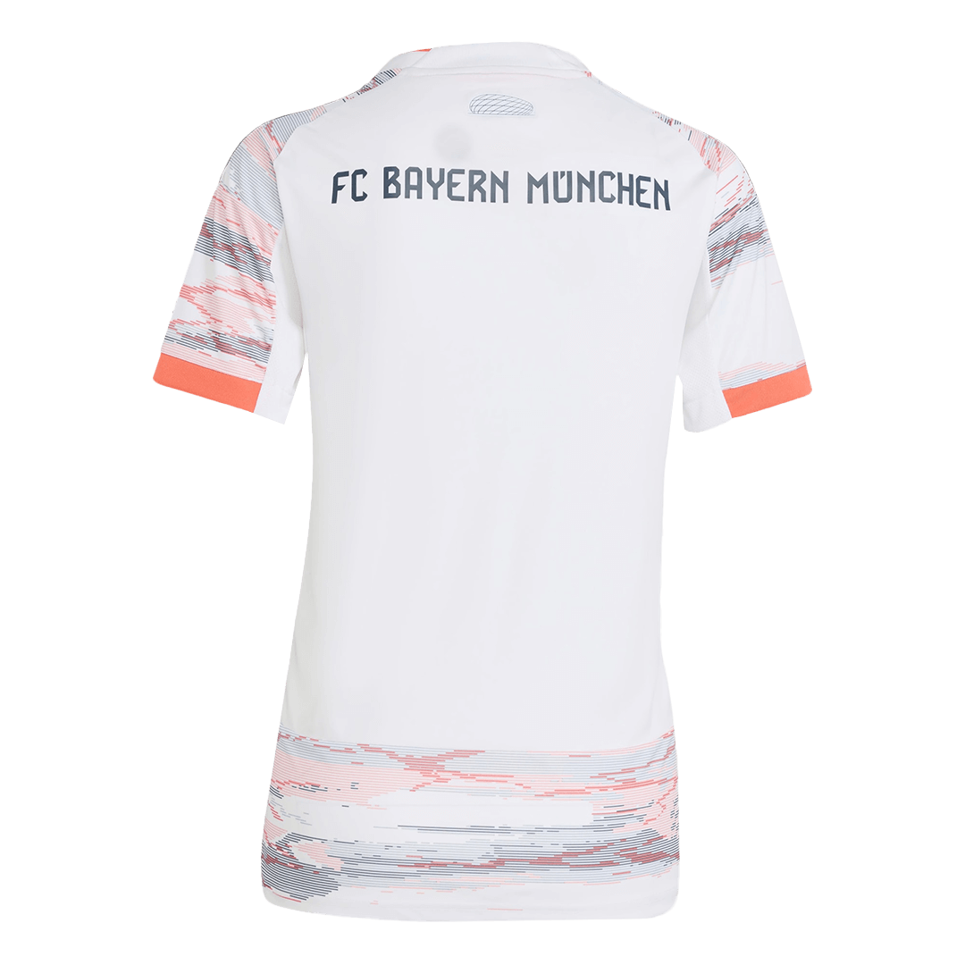 Bayern Munich Tröja 2025/26 Borta Vit Dam-12
