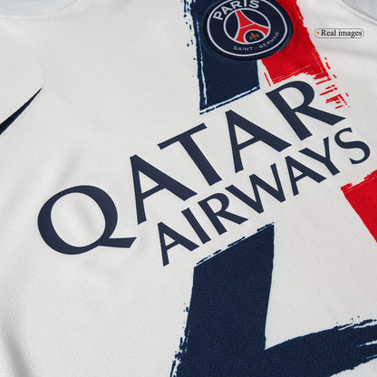 PSG Tröja O.DEMBÉLÉ #10 2025/26 Borta Vit - UCL-5