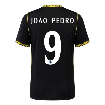 Chelsea Tröja JOÃO PEDRO #9 2026/27 Borta Svart - UCL-3