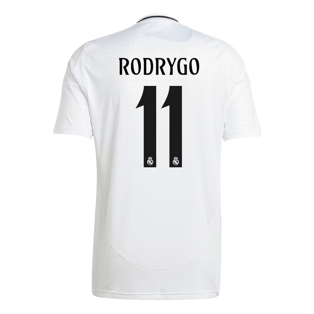 Real Madrid Tröja RODRYGO #11 2024/25 Hemma Vit