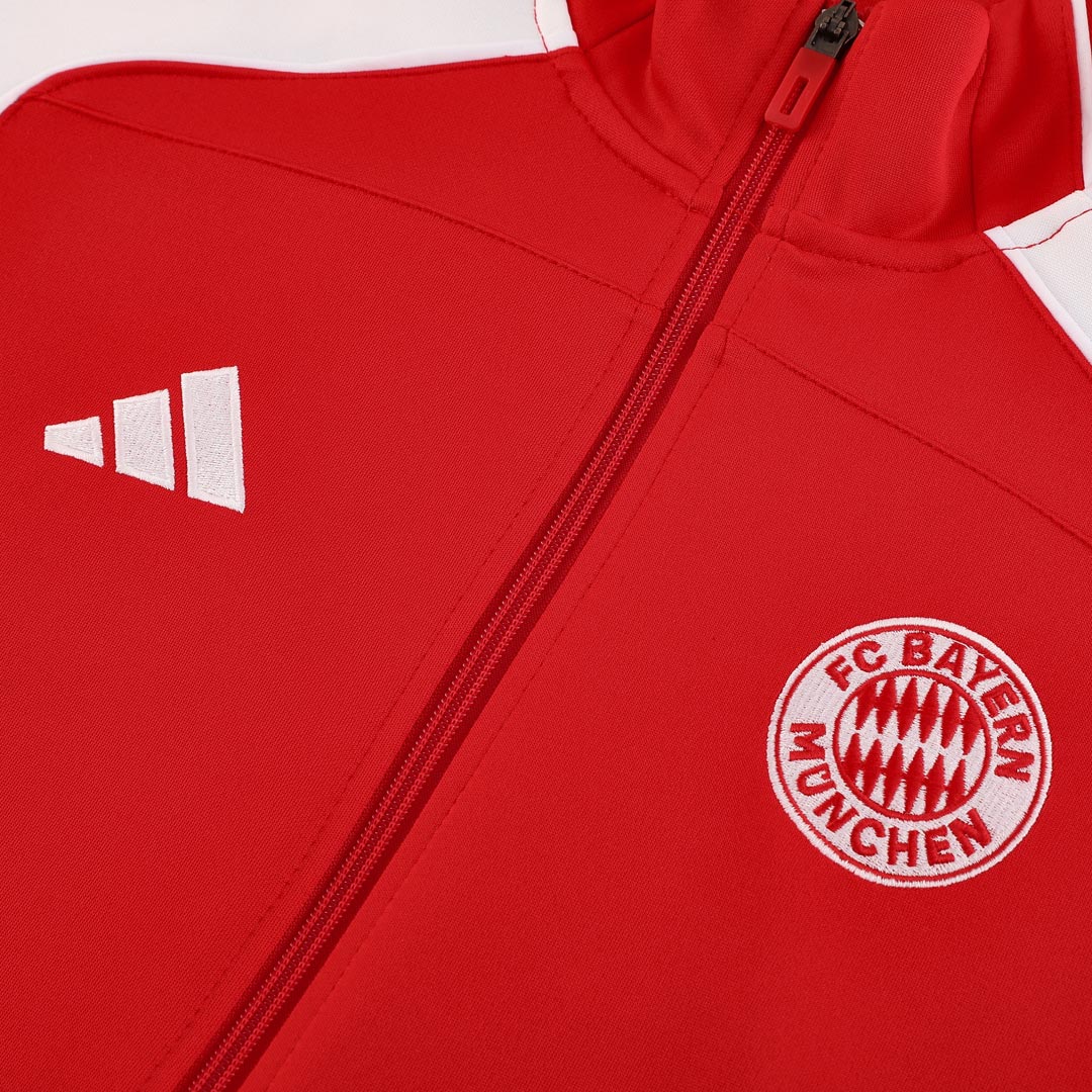 Bayern Munich Träningsset (Jacka+Byxor) 2025/26 Röd-16
