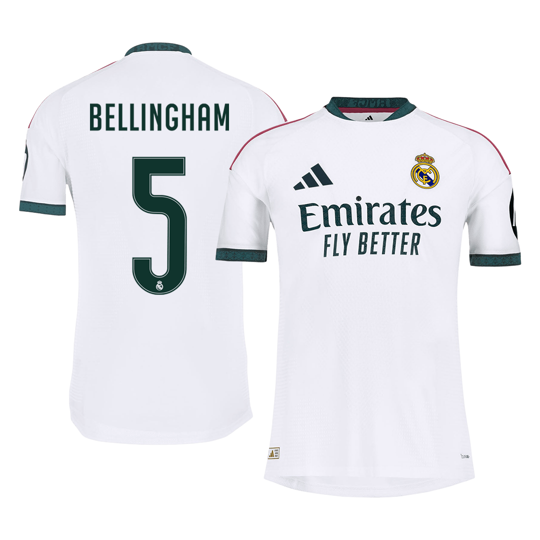 Real Madrid Tröja BELLINGHAM #5 2026/27 Hemma Autentisk Vit
