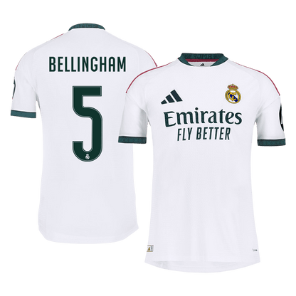 Real Madrid Tröja BELLINGHAM #5 2026/27 Hemma Autentisk Vit