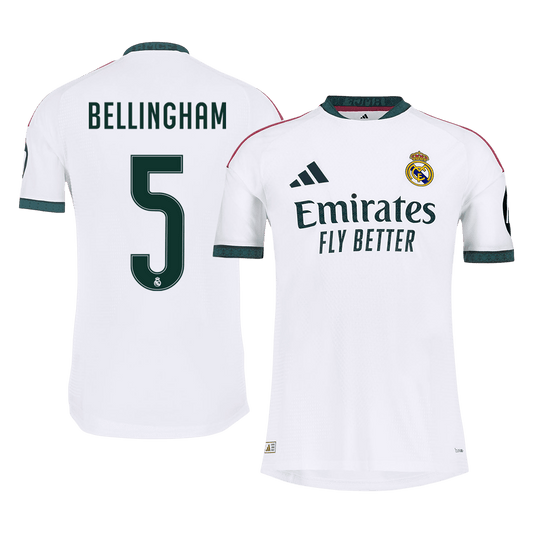 Real Madrid Tröja BELLINGHAM #5 2026/27 Hemma Autentisk Vit