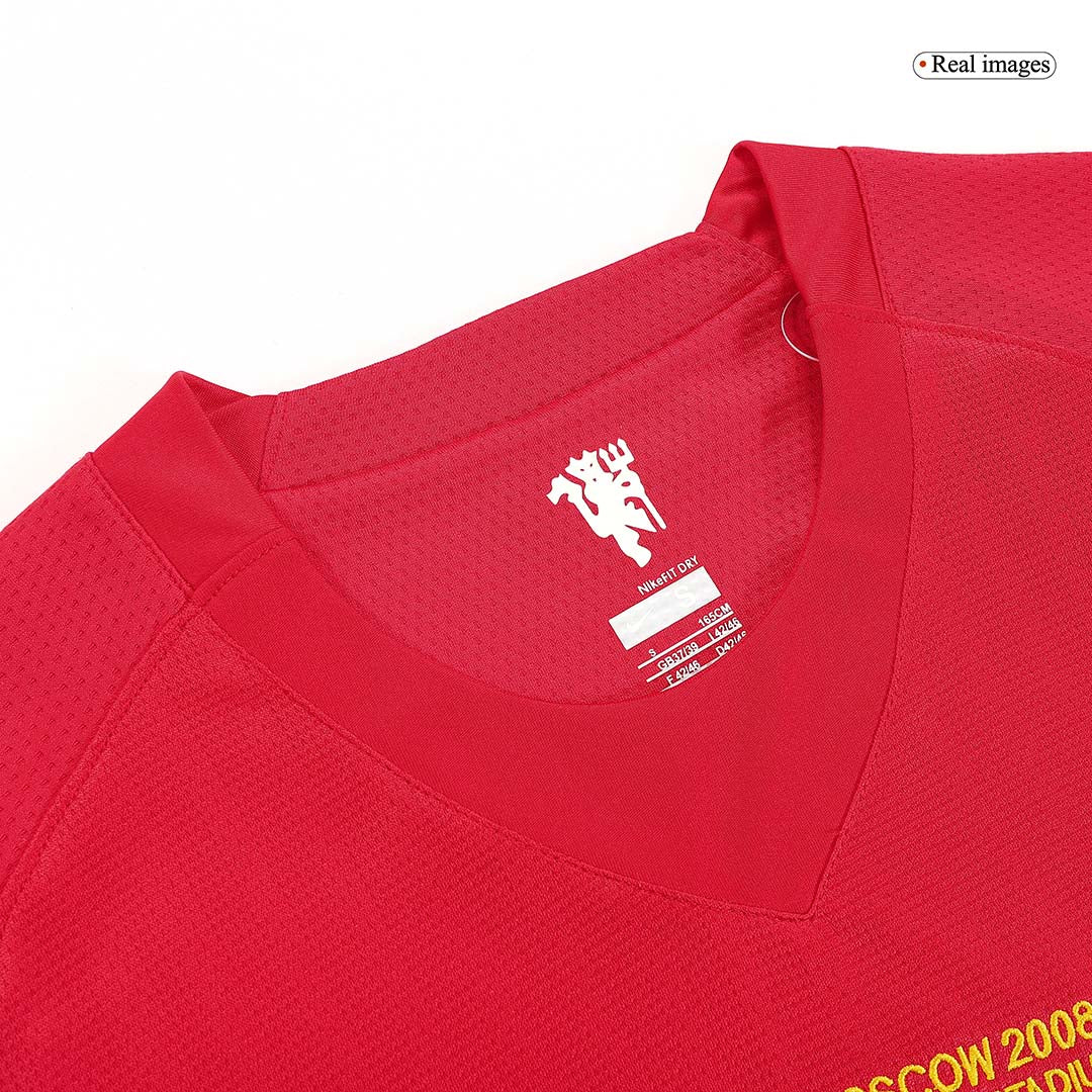 Manchester United Hemmatröja 2007/08 Retro Tröja-8