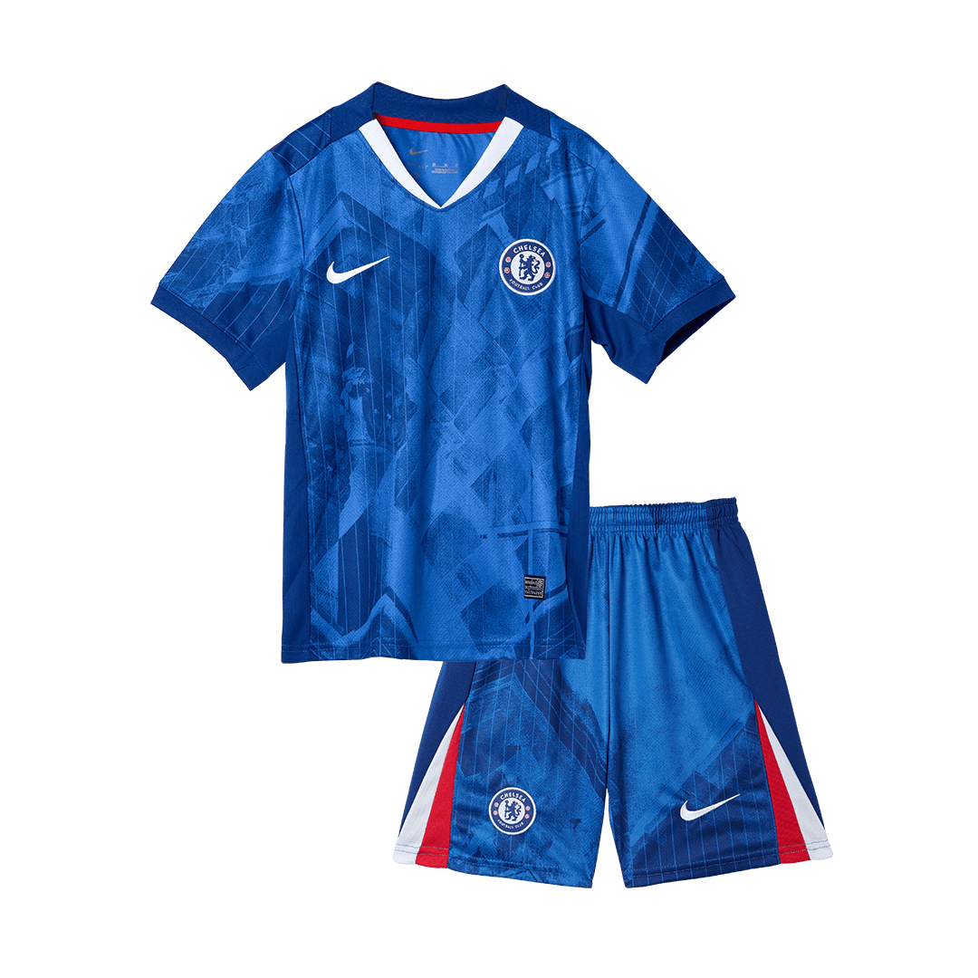 Chelsea Tröja 2025/26 Hemma Blå Barn-15